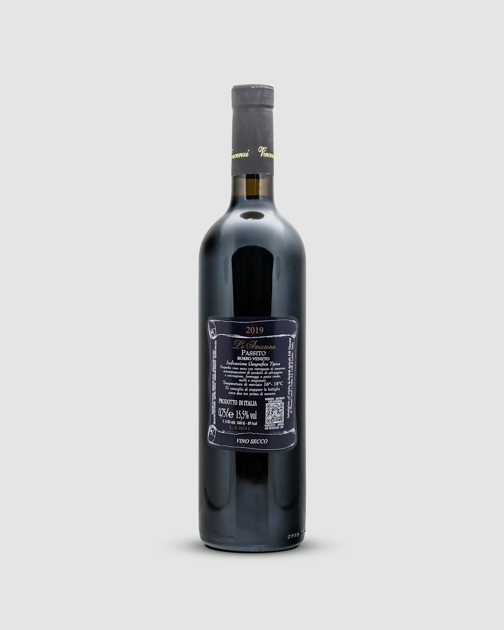 Le Amarene Vincenzi Rotwein Rückseite 