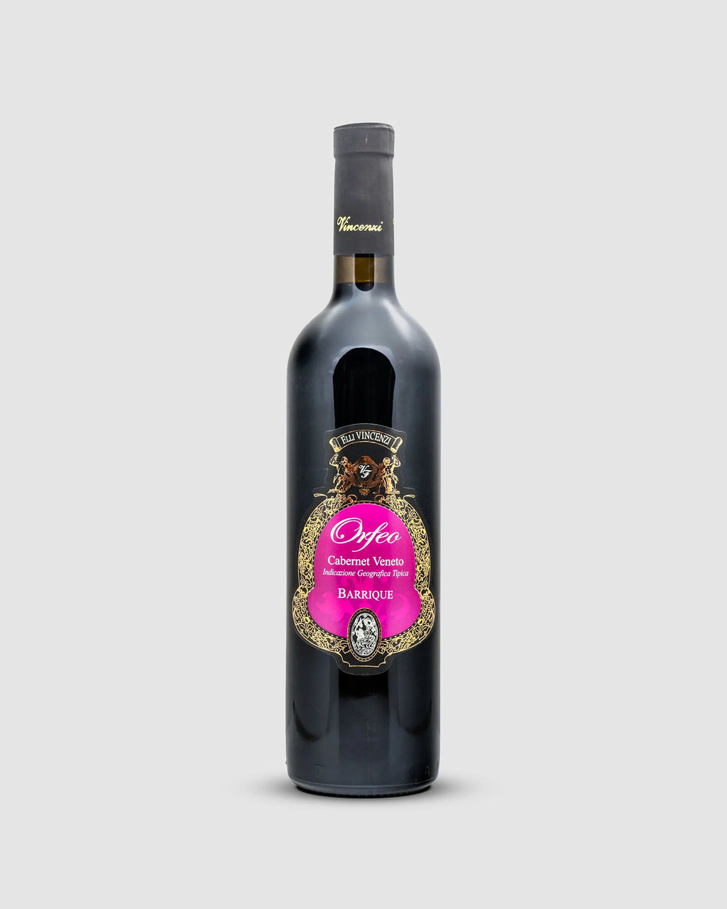 Vincenzi - Cabernet-Rotwein mit 12 Monaten Barrique-Reife – rubinrot, vollmundig und ausdrucksstark mit intensiver Tiefe