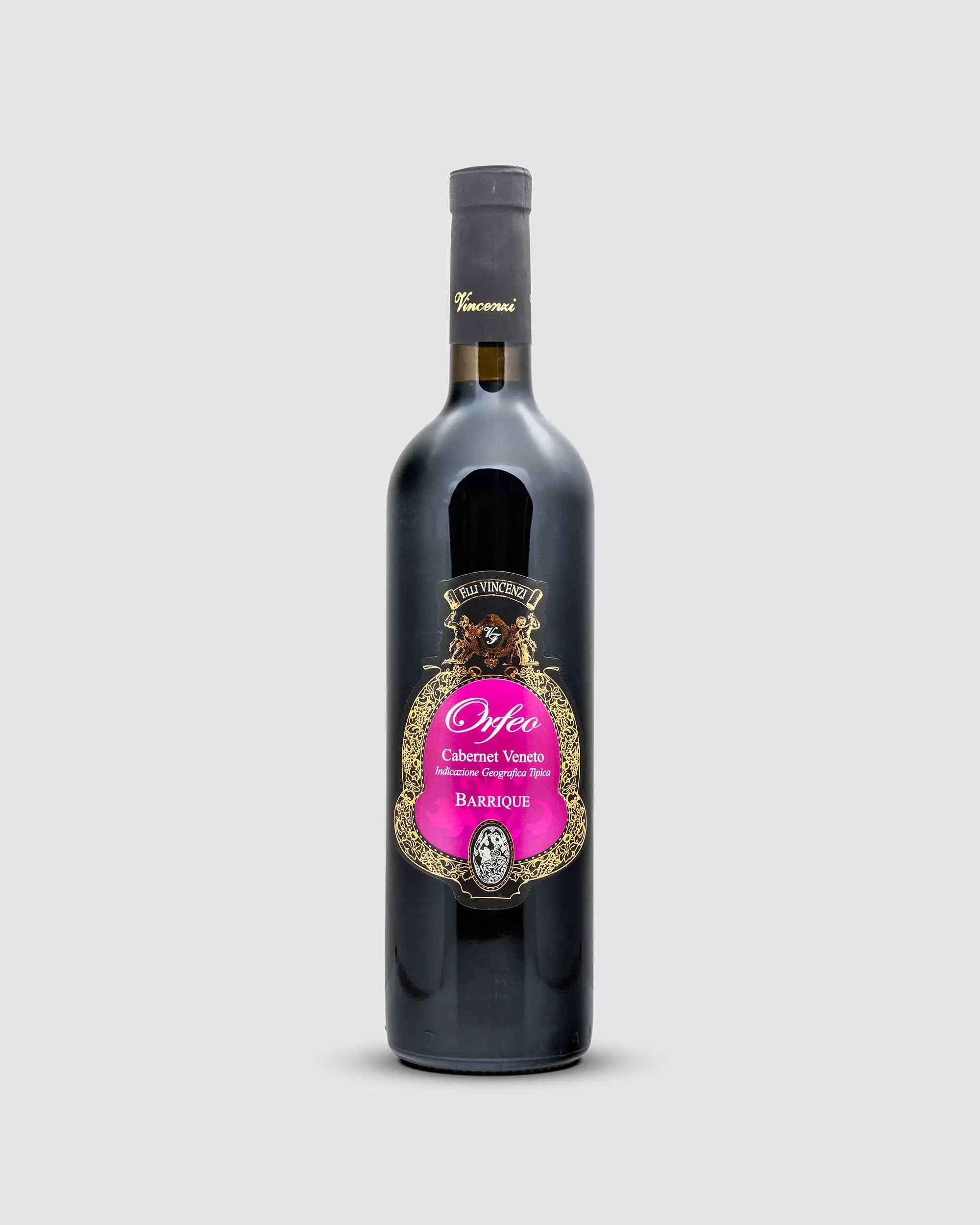 Vincenzi - Cabernet-Rotwein mit 12 Monaten Barrique-Reife – rubinrot, vollmundig und ausdrucksstark mit intensiver Tiefe